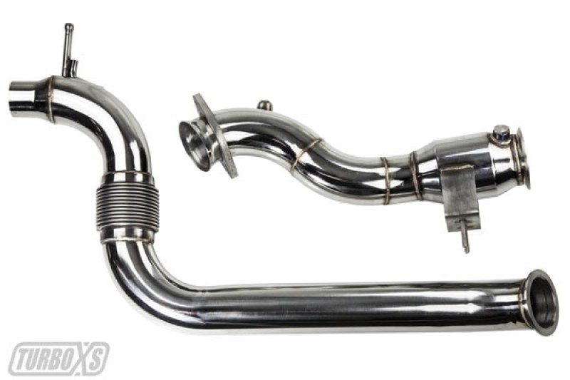 Ford Mustang Performance Exhaust - Turbo XS - Downpipe w/ High Flow Catalytic Converter - `15-`19